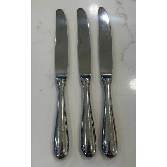 Wallace Other - Wallace Dinner Knives Continental Classic Stainless Flatware Replacements 3 PC